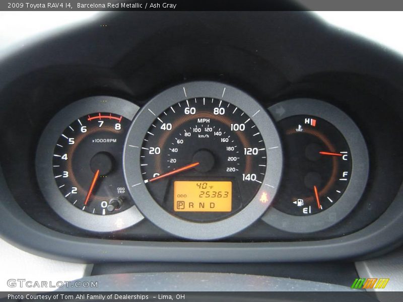 Barcelona Red Metallic / Ash Gray 2009 Toyota RAV4 I4