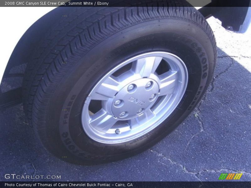 Summit White / Ebony 2008 GMC Canyon SLE Crew Cab