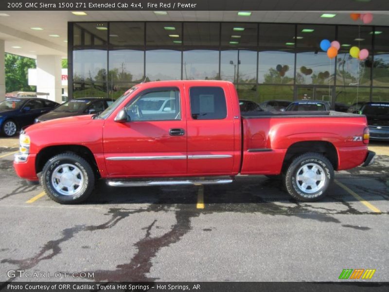 Fire Red / Pewter 2005 GMC Sierra 1500 Z71 Extended Cab 4x4