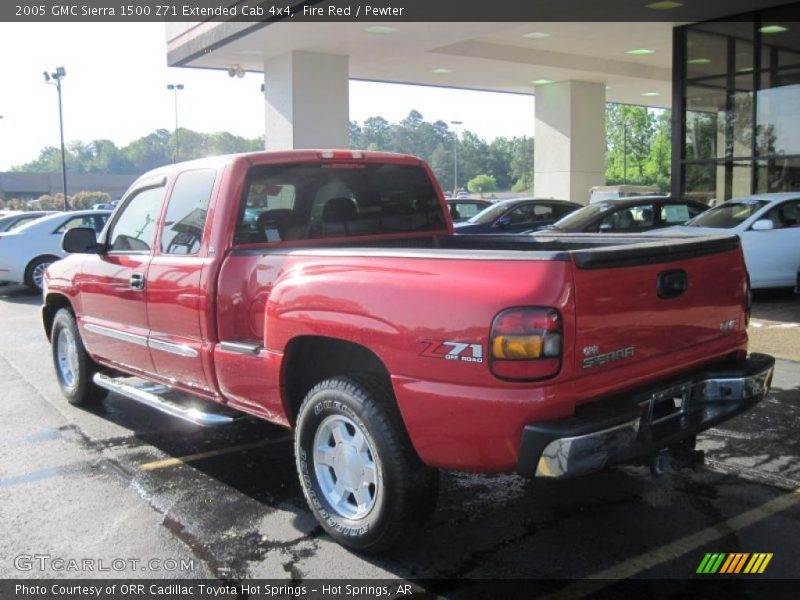 Fire Red / Pewter 2005 GMC Sierra 1500 Z71 Extended Cab 4x4