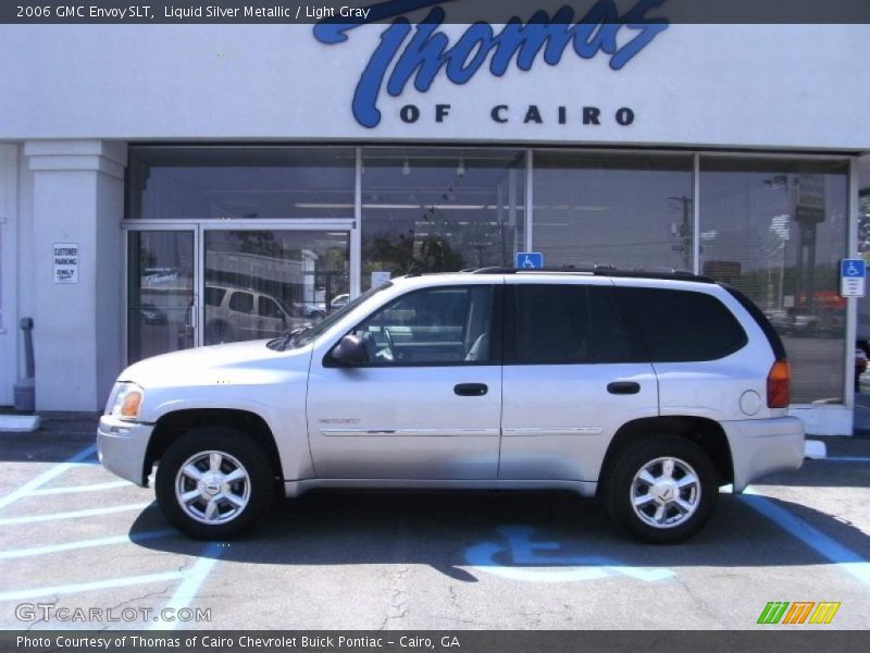 Liquid Silver Metallic / Light Gray 2006 GMC Envoy SLT