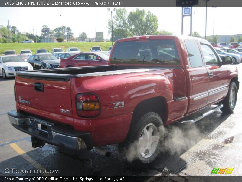 Fire Red / Pewter 2005 GMC Sierra 1500 Z71 Extended Cab 4x4