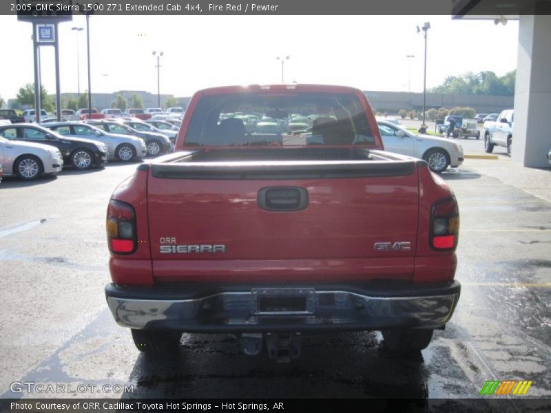 Fire Red / Pewter 2005 GMC Sierra 1500 Z71 Extended Cab 4x4