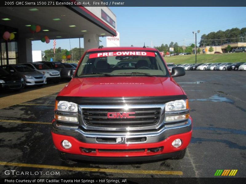 Fire Red / Pewter 2005 GMC Sierra 1500 Z71 Extended Cab 4x4