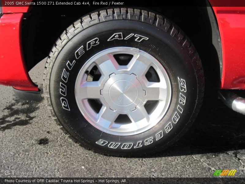 Fire Red / Pewter 2005 GMC Sierra 1500 Z71 Extended Cab 4x4