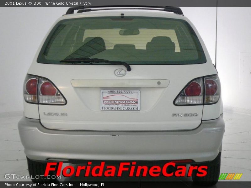 White Gold Crystal / Ivory 2001 Lexus RX 300