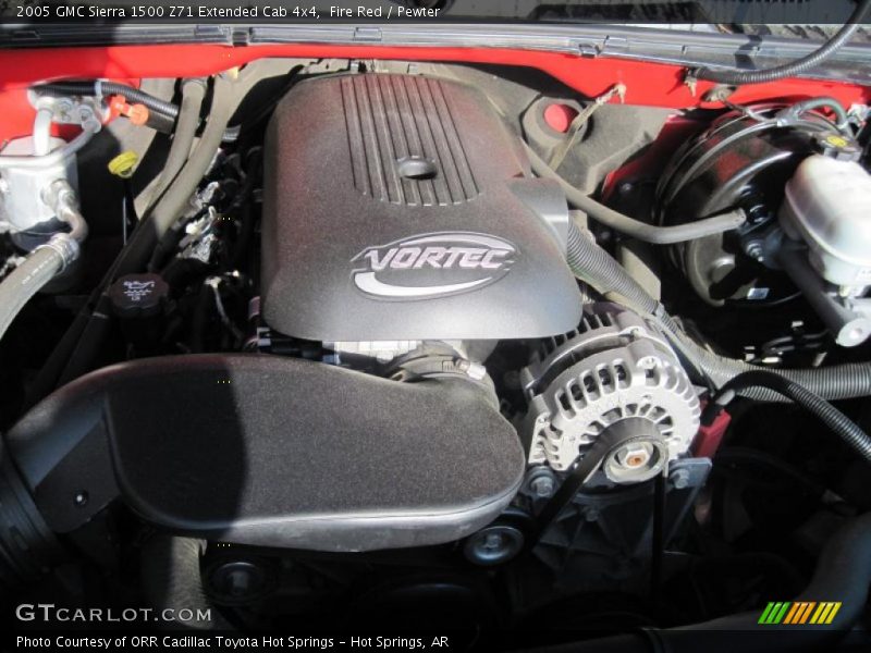 Fire Red / Pewter 2005 GMC Sierra 1500 Z71 Extended Cab 4x4