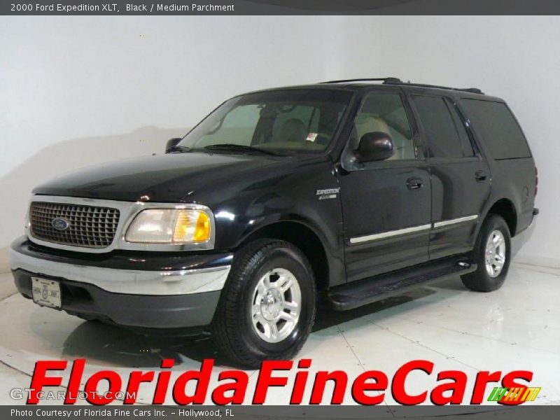 Black / Medium Parchment 2000 Ford Expedition XLT