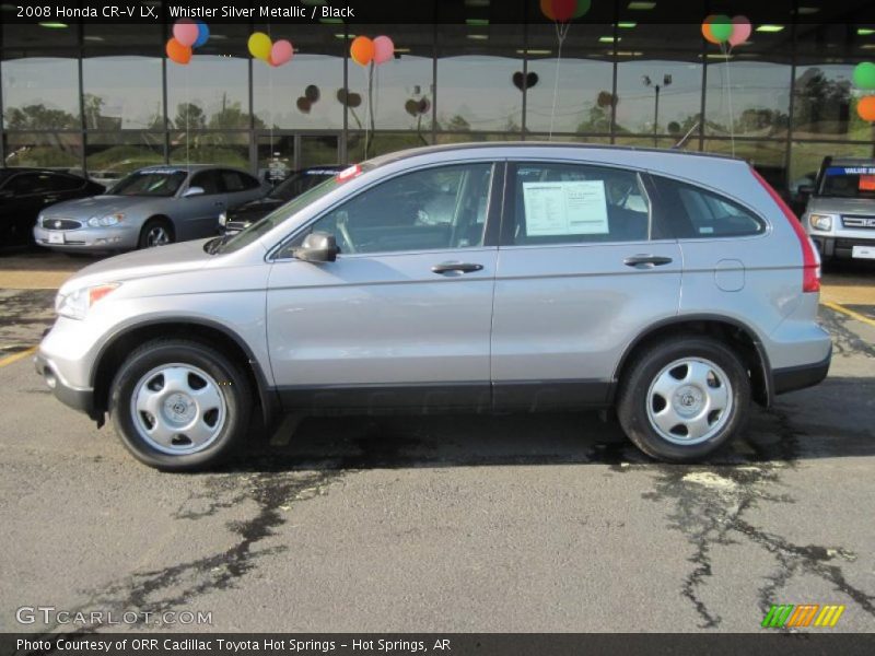 Whistler Silver Metallic / Black 2008 Honda CR-V LX