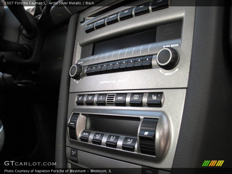 Arctic Silver Metallic / Black 2007 Porsche Cayman S