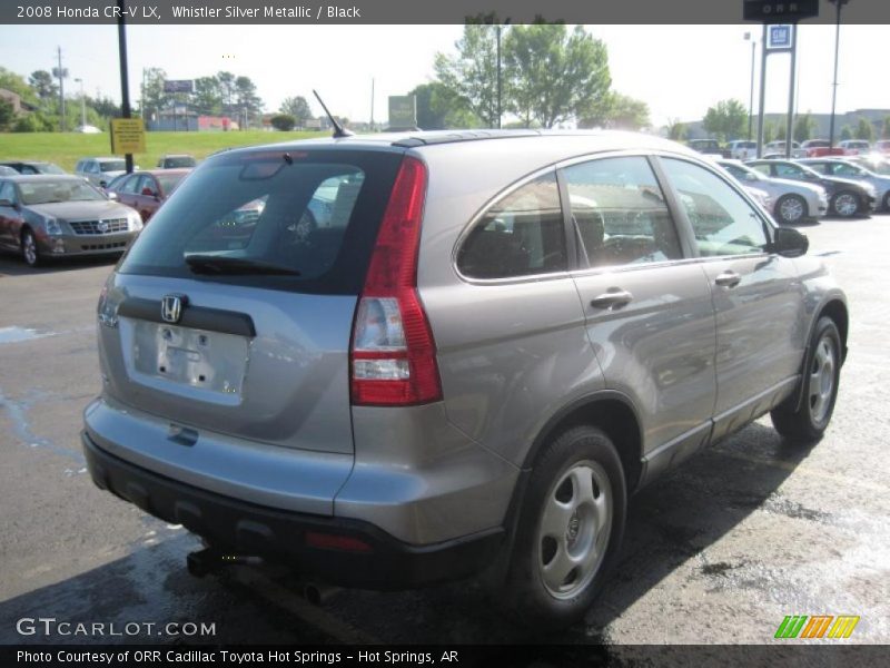 Whistler Silver Metallic / Black 2008 Honda CR-V LX