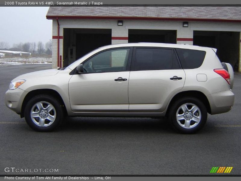 Savannah Metallic / Taupe 2008 Toyota RAV4 V6 4WD