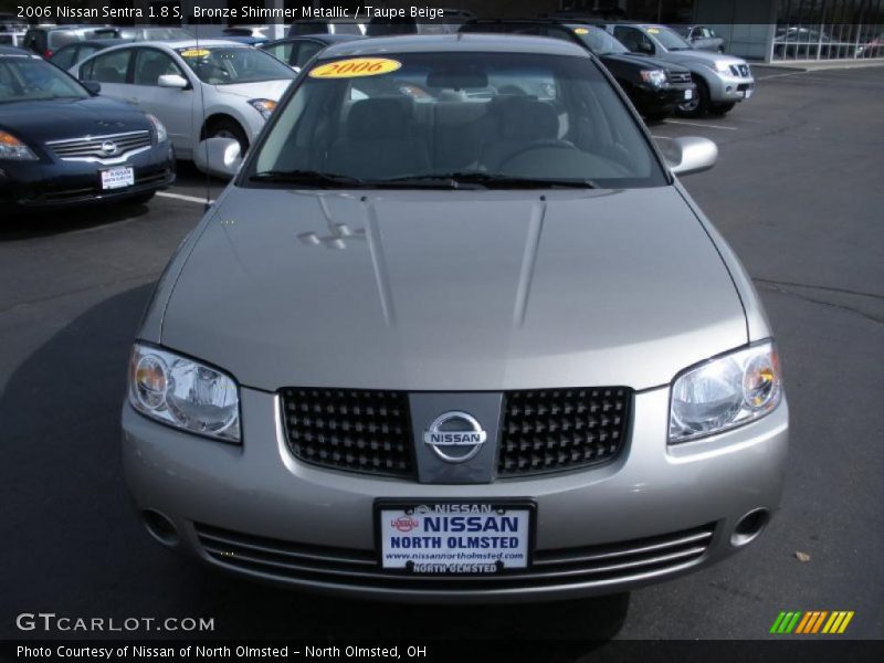 Bronze Shimmer Metallic / Taupe Beige 2006 Nissan Sentra 1.8 S