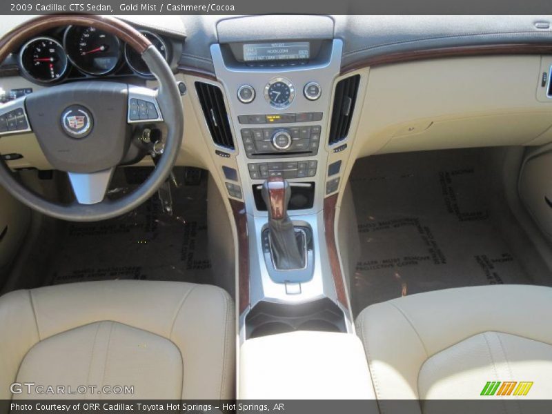 Gold Mist / Cashmere/Cocoa 2009 Cadillac CTS Sedan