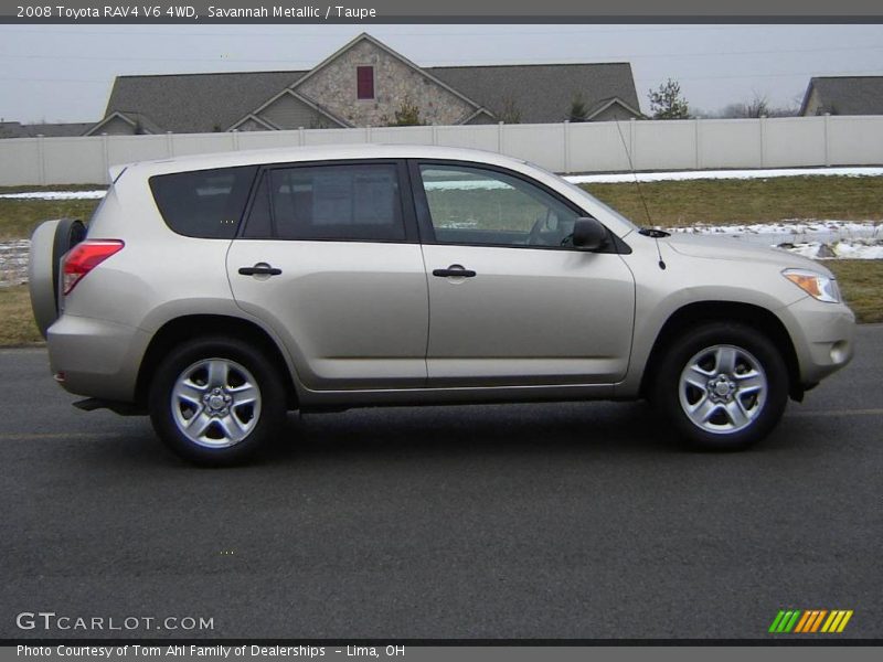 Savannah Metallic / Taupe 2008 Toyota RAV4 V6 4WD