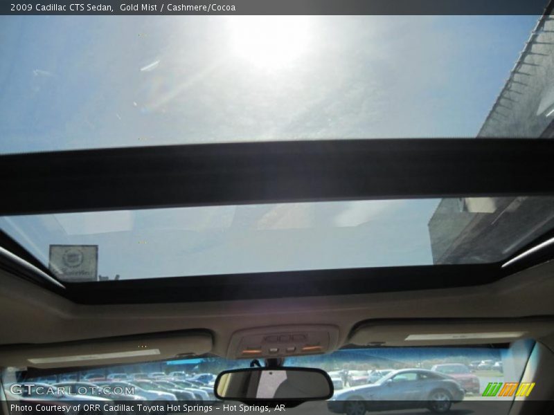 Gold Mist / Cashmere/Cocoa 2009 Cadillac CTS Sedan