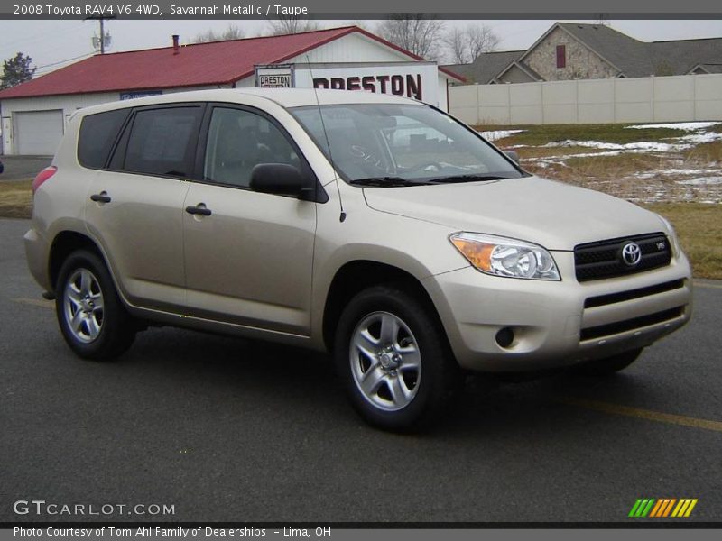Savannah Metallic / Taupe 2008 Toyota RAV4 V6 4WD