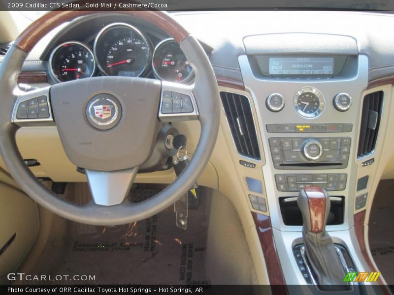 Gold Mist / Cashmere/Cocoa 2009 Cadillac CTS Sedan