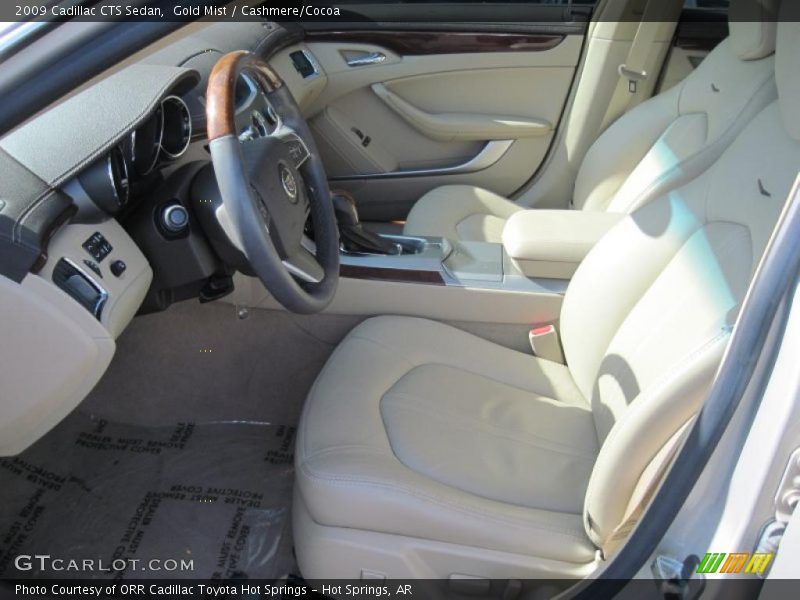 Gold Mist / Cashmere/Cocoa 2009 Cadillac CTS Sedan