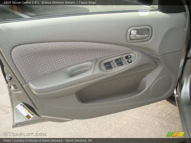 Bronze Shimmer Metallic / Taupe Beige 2006 Nissan Sentra 1.8 S