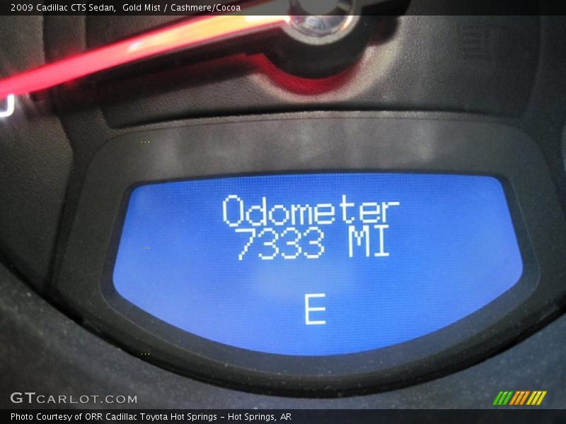 Gold Mist / Cashmere/Cocoa 2009 Cadillac CTS Sedan