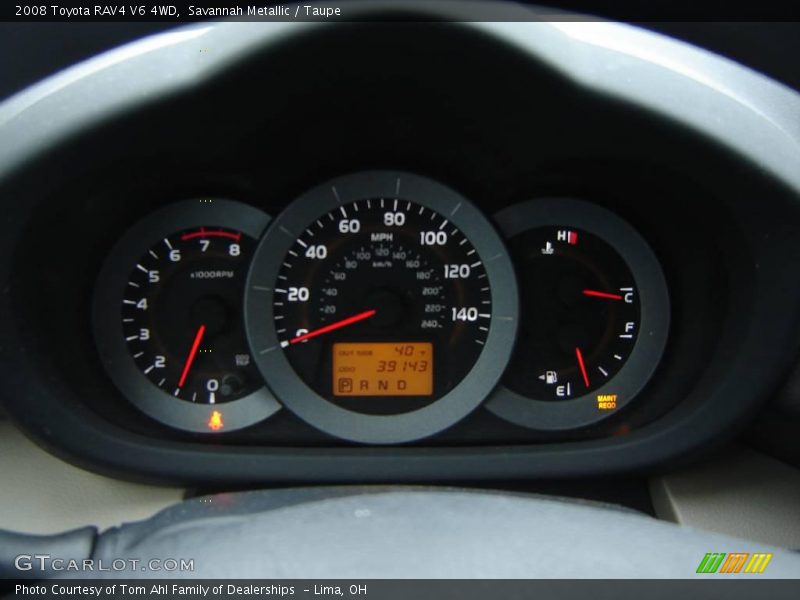 Savannah Metallic / Taupe 2008 Toyota RAV4 V6 4WD