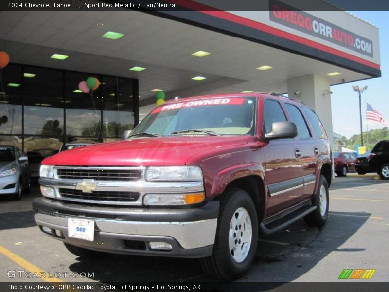 Sport Red Metallic / Tan/Neutral 2004 Chevrolet Tahoe LT