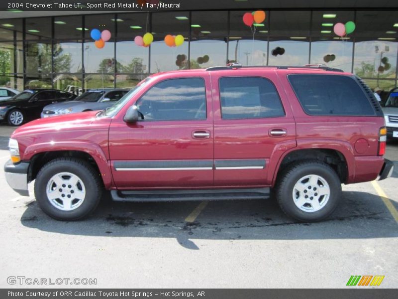 Sport Red Metallic / Tan/Neutral 2004 Chevrolet Tahoe LT
