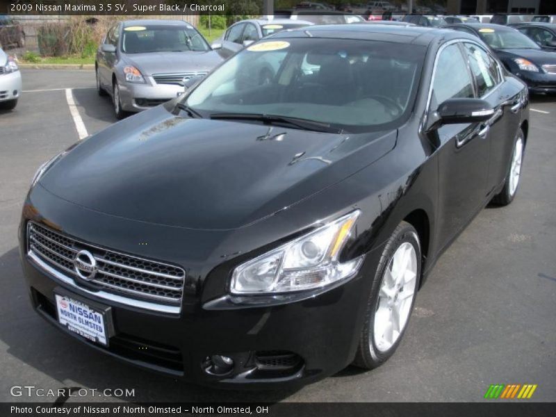 Super Black / Charcoal 2009 Nissan Maxima 3.5 SV