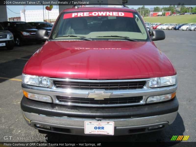 Sport Red Metallic / Tan/Neutral 2004 Chevrolet Tahoe LT