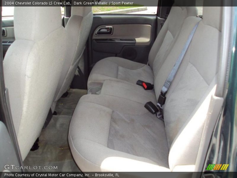 Dark Green Metallic / Sport Pewter 2004 Chevrolet Colorado LS Crew Cab