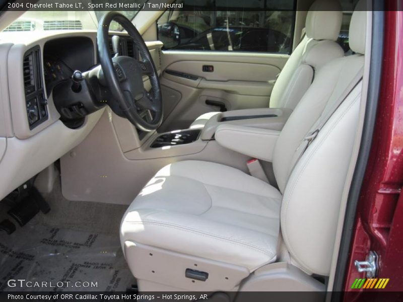 Sport Red Metallic / Tan/Neutral 2004 Chevrolet Tahoe LT