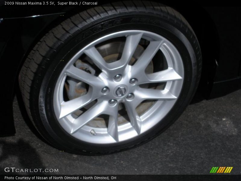 Super Black / Charcoal 2009 Nissan Maxima 3.5 SV