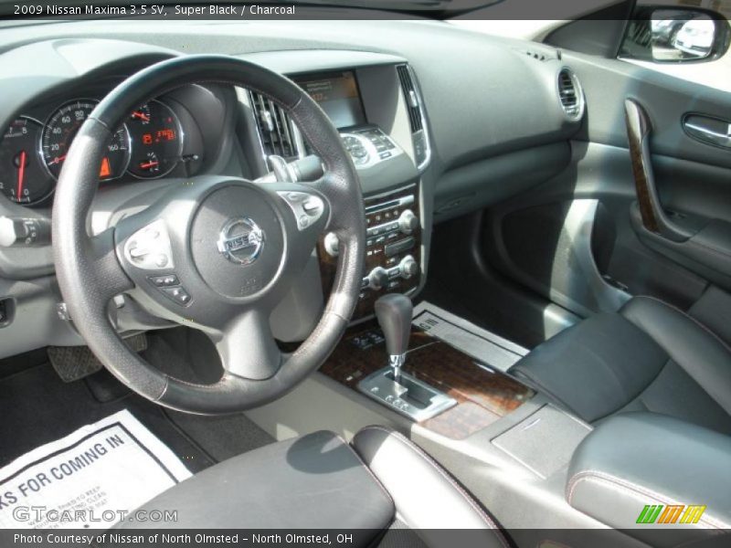 Super Black / Charcoal 2009 Nissan Maxima 3.5 SV
