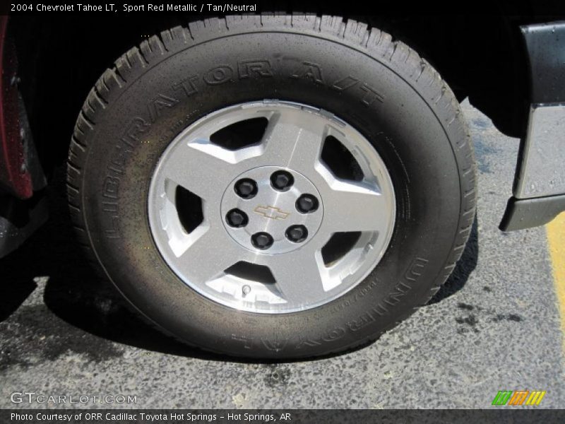 Sport Red Metallic / Tan/Neutral 2004 Chevrolet Tahoe LT