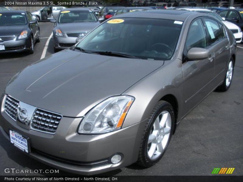 Spirited Bronze / Black 2004 Nissan Maxima 3.5 SL