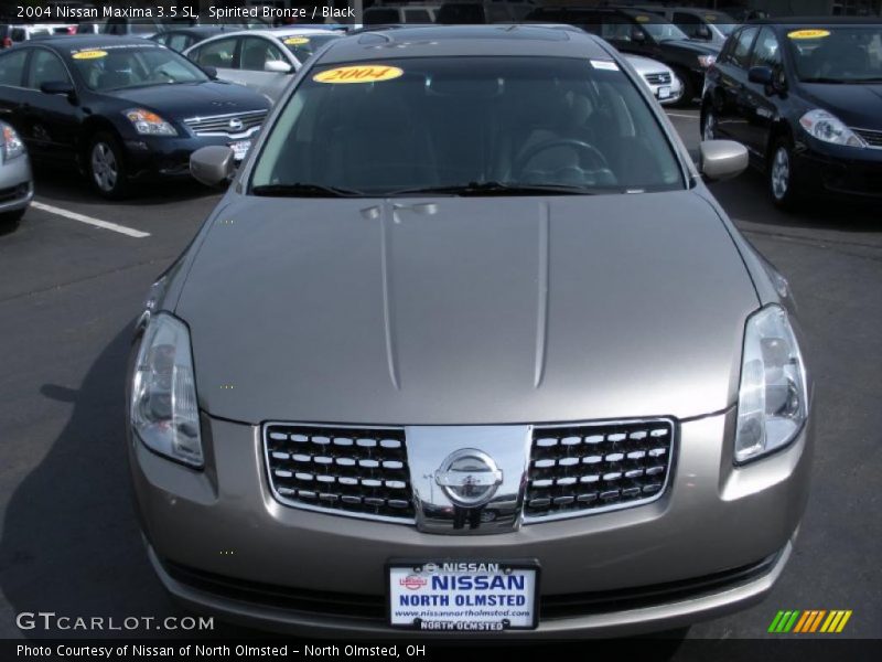 Spirited Bronze / Black 2004 Nissan Maxima 3.5 SL