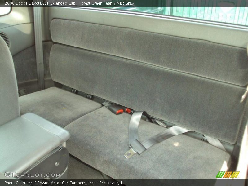 Forest Green Pearl / Mist Gray 2000 Dodge Dakota SLT Extended Cab