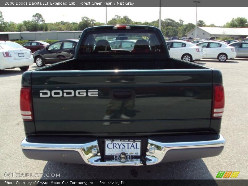 Forest Green Pearl / Mist Gray 2000 Dodge Dakota SLT Extended Cab