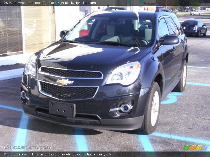 Black / Jet Black/Light Titanium 2010 Chevrolet Equinox LT