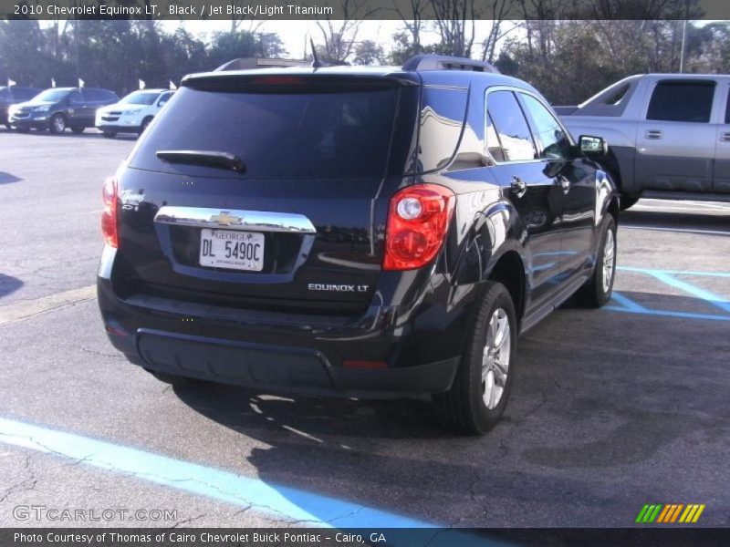 Black / Jet Black/Light Titanium 2010 Chevrolet Equinox LT