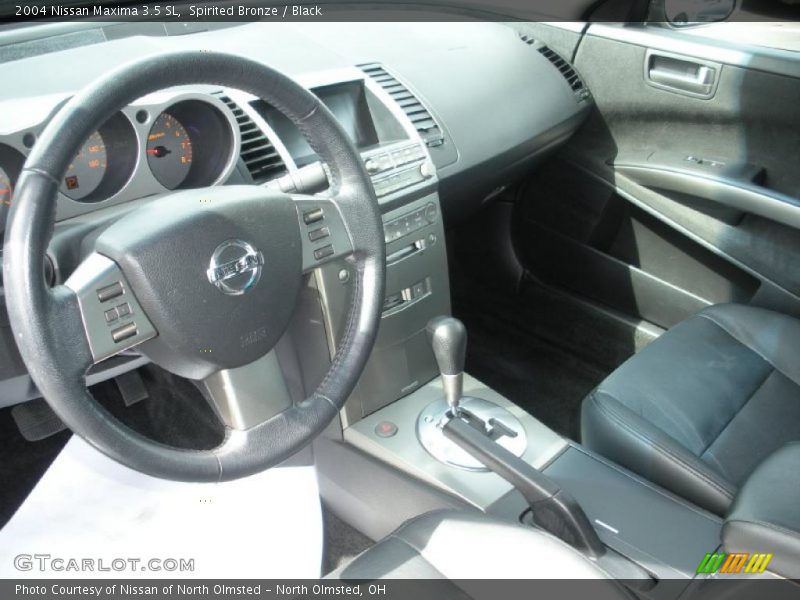 Spirited Bronze / Black 2004 Nissan Maxima 3.5 SL