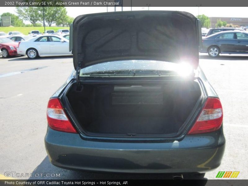 Aspen Green Pearl / Dark Charcoal 2002 Toyota Camry SE V6
