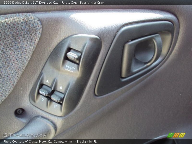 Forest Green Pearl / Mist Gray 2000 Dodge Dakota SLT Extended Cab