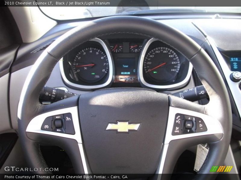 Black / Jet Black/Light Titanium 2010 Chevrolet Equinox LT