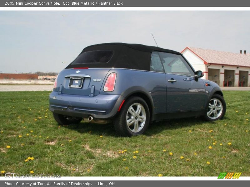 Cool Blue Metallic / Panther Black 2005 Mini Cooper Convertible