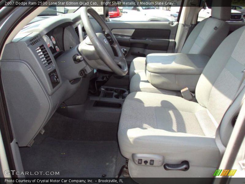 Bright Silver Metallic / Medium Slate Gray 2007 Dodge Ram 2500 Lone Star Edition Quad Cab