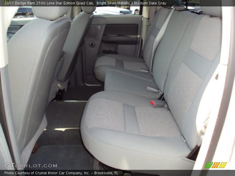 Bright Silver Metallic / Medium Slate Gray 2007 Dodge Ram 2500 Lone Star Edition Quad Cab