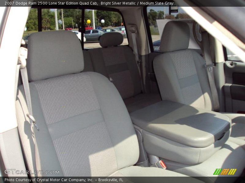 Bright Silver Metallic / Medium Slate Gray 2007 Dodge Ram 2500 Lone Star Edition Quad Cab