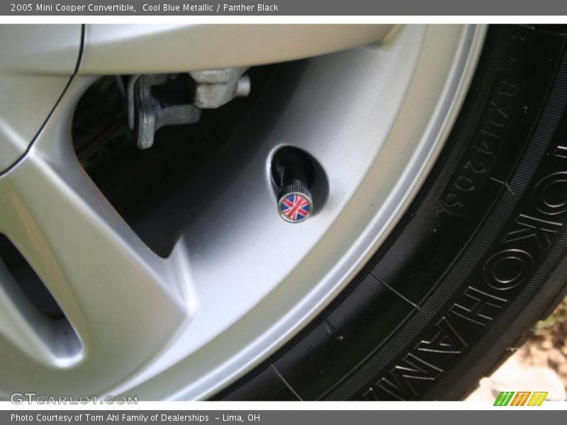Cool Blue Metallic / Panther Black 2005 Mini Cooper Convertible